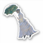 Ms Monet is Blown Away  Aufkleber (Vorderseite)