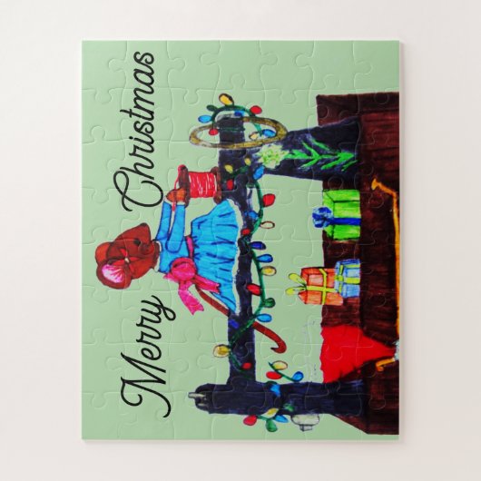 MS. MOUSE MAKES A SANTA HAT PUZZLE (Vertikal)