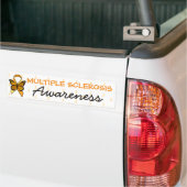 MS Multiple Sklerose Awareness Ribbon Bumper Autoaufkleber (Auf Lkw)