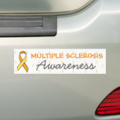MS Multiple Sklerose Awareness Ribbon Bumper Autoaufkleber (Auf Auto)