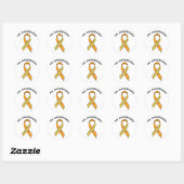 MS Multiple Sklerose Awareness Ribbon Sticker (Blatt)