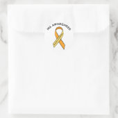MS Multiple Sklerose Awareness Ribbon Sticker (Tasche)