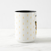 MS Multiple Sklerose Butterfly Ribbon Kaffee Tasse (Zentrum)