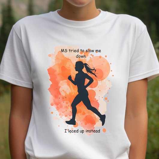 MS, Multiple Sklerose Krieger Geschenk Tri-Blend Shirt