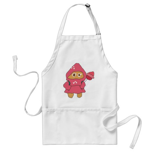 Ms Paint Cookie Run Erdbeerkeks Schürze (Vorne)