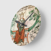 Ms Royal 20 A11 Richard I (1157-99) (The Lion-Hea Runde Wanduhr (Winkel)