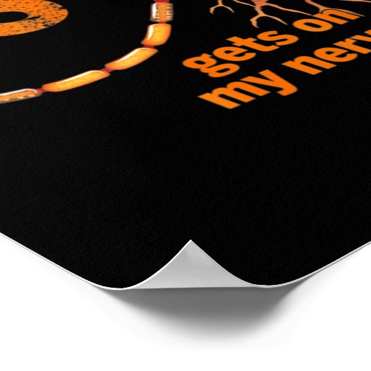 MS setzen meine Nerven ein Multiple Sklerose Bewus Poster (Ecke)