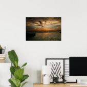 MS Sunset Print Poster (Heimbüro)