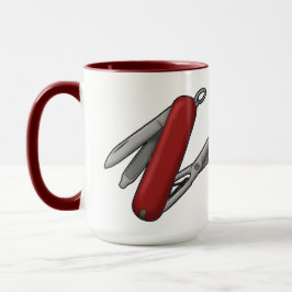 M's Swiss Style Multitool Knife Tasse für Vater