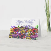 Ms Taylor Birthday Card Karte (Vorderseite)