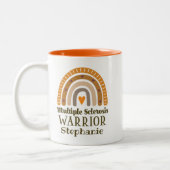 MS-Unterstützung für Multipler Sklerose Zweifarbige Tasse (Links)