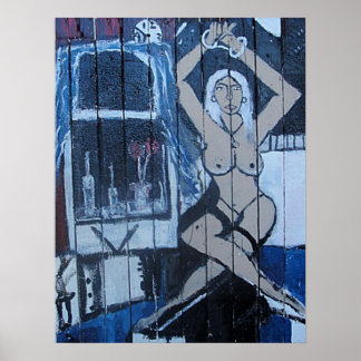 MS VALDEZ NEBEN FENSTER POSTER