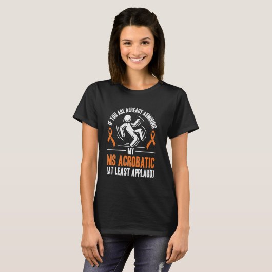 MS Warrior Multiple Sclerosis Awareness T-Shirt (Vorne ganz)
