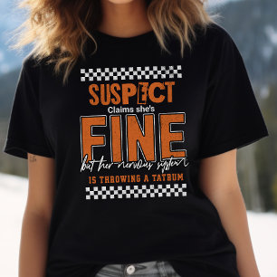 MS Warrior Support Geschenk, verdächtiges lustiges Tri-Blend Shirt