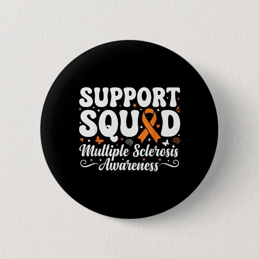 MS Warrior Support Squad Multiple Sklerose Button (Vorderseite)