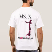 Ms.X GROSSE Front neuen Logos T-Shirt (Rückseite)