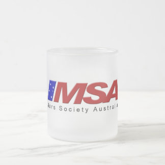 MSA mattierte GlasTasse Mattglastasse
