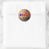 MSA-Round-Aufkleber Runder Aufkleber (Tasche)