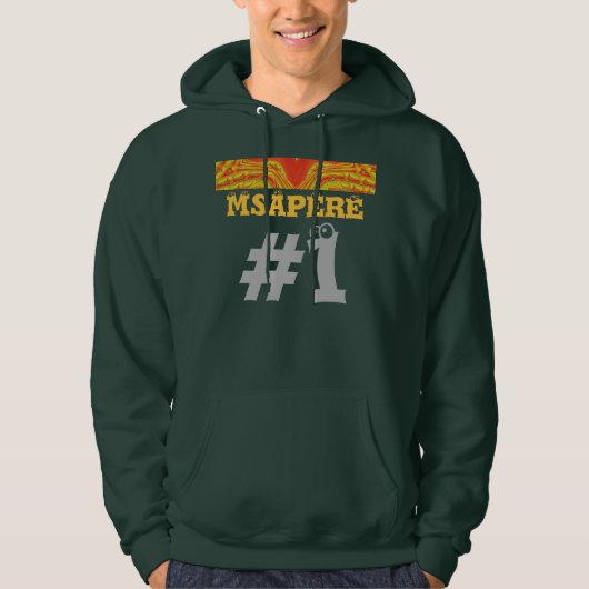 Msapere #1 Hakuna Matata Hipster Hoodie (Vorderseite)