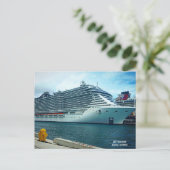 MSC Cruise Postcard Postkarte (Stehend Vorderseite)