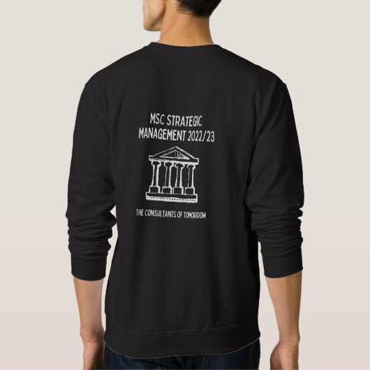 MSc Strategic Management 2022/23 Sweatshirt (Rückseite)