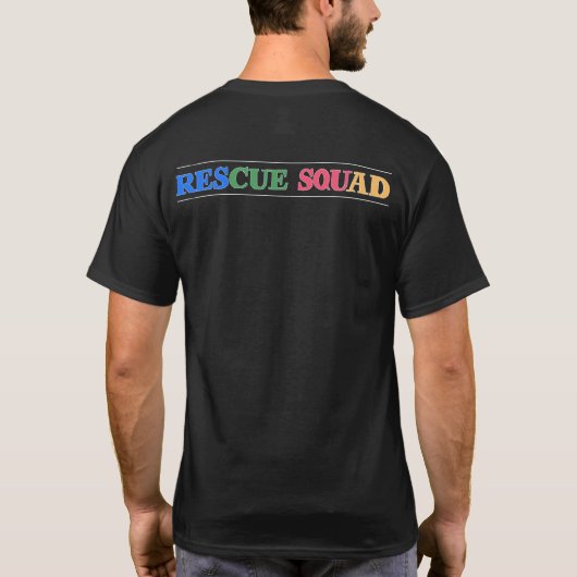 MSG 2019 Rescue Squad - Men's Clone Letters BK T-Shirt (Rückseite)