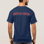 MSG 2019 Rescue Squad Shirt - Red Letters on Navy (Rückseite)