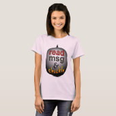 msg & chuckle lesen T-Shirt (Vorne ganz)