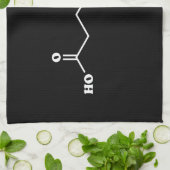 MSG MonoNatrium Glutamate Molecule Chemische Forme Geschirrtuch (Gefaltet)