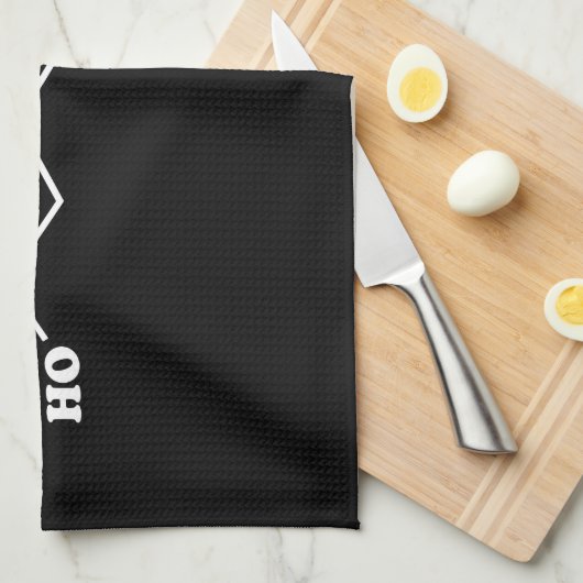 MSG MonoNatrium Glutamate Molecule Chemische Forme Geschirrtuch (Viertel Falte)