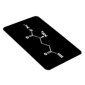MSG MonoNatrium Glutamate Molecule Chemische Forme Magnet (Rechte Seite)