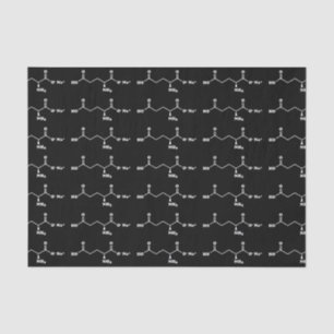 MSG MonoNatrium Glutamate Molecule Chemische Forme Seidenpapier