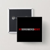 msh quadratischer Knopf Button (Vorne & Hinten)