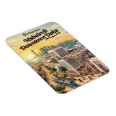 Msheireb Downtown Doha Katar Magnet (Rechte Seite)