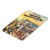 Msheireb Downtown Doha Katar Magnet (Linke Seite)