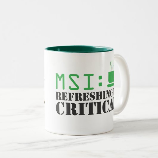 MSI: Erfrischend kritische Tasse (VorderseiteRechts)