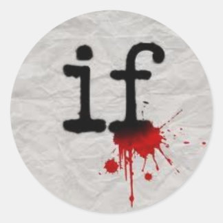 MSI "If"-Sticker Runder Aufkleber