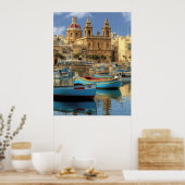 Msida Malta Travel Poster (Küche)