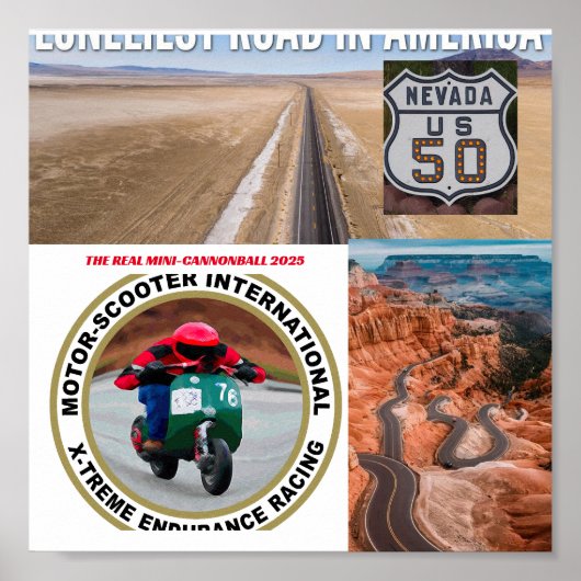 MSILSF 2025 MINI-CANNONBALL-VERANSTALTUNG POSTER (Vorne)