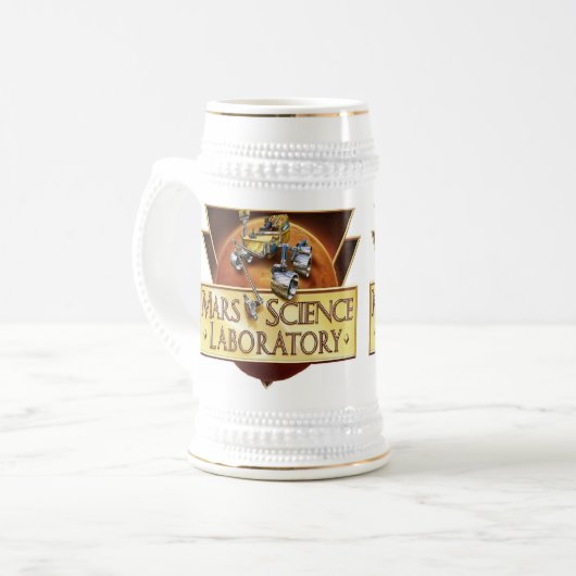 MSL LAUNCH TEAM LOGO BIERGLAS (Vorderseite Links)