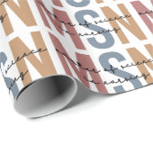 MSN Master of Science in Nursing Abschluss Geschenkpapier (Rolleneckpunkt)