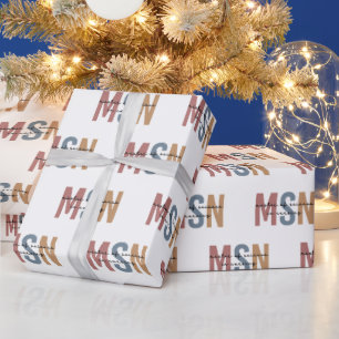 MSN Master of Science in Nursing Abschluss Geschenkpapier