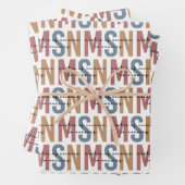 MSN Master of Science in Nursing Abschluss Geschenkpapier Set (Beispiel)