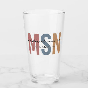 MSN Master of Science in Nursing Abschluss Glas