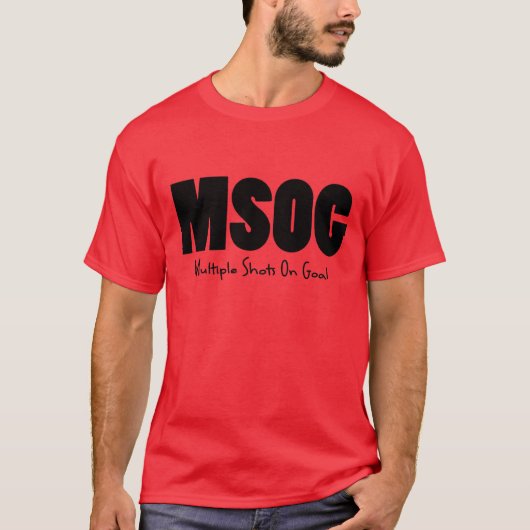 MSOG Schwarzes T-Shirt (Vorderseite)