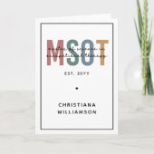 MSOT-Master für Berufstherapie Karte (Vorderseite)