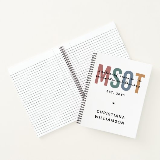 MSOT-Master für Berufstherapie Notizblock (Innenseite)