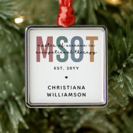 MSOT-Master für Berufstherapie Ornament Aus Metall
