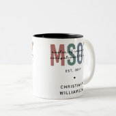 MSOT-Master für Berufstherapie Zweifarbige Tasse (VorderseiteRechts)