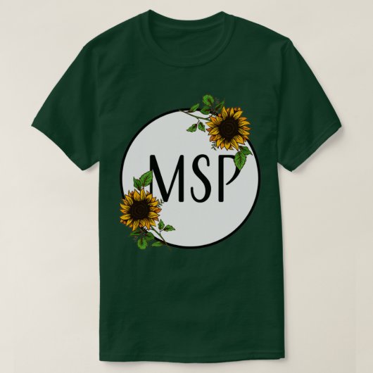 msp Sonnenblume T-Shirt (Design vorne)